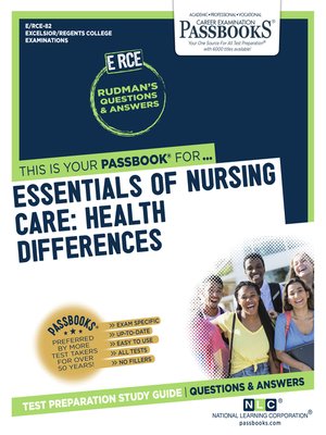 cover image of Essentials of Nursing Care